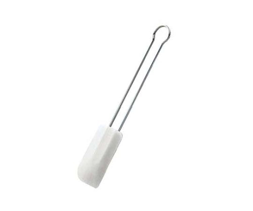 Lesley 18-10 Silicone Spatula 26cm White 12455 5226500 1pc