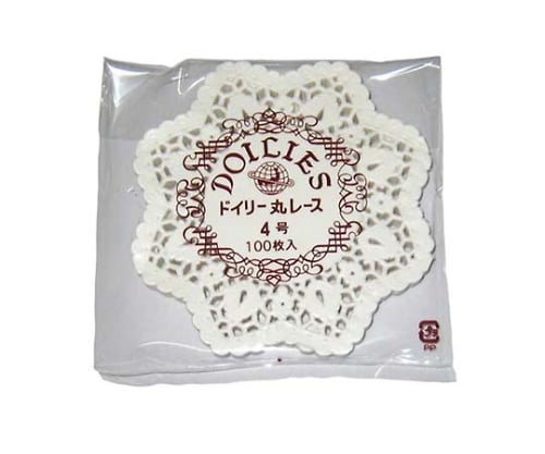 돌리 레이스 페이퍼 원형(500장입) 4호 3715400 1조(500장입)