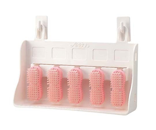 Albos Hand Brush, Pack of 5, Pink, 2909610, 1 set (5 pieces)