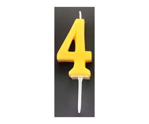 넘버 캔들 파스텔(10입) 4번 B7501-07-04IV 6941730 1조(10개입)