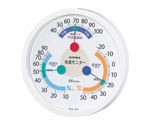 Comfort Monitor (Temperature, Humidity, and Discomfort Index Meter) 140 x 29 mm 230 g (display box) CM-6381 1 unit