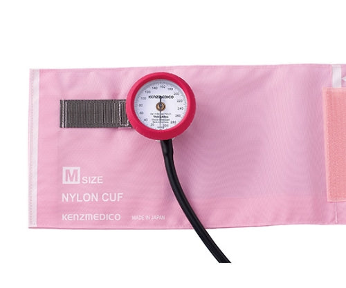 耐衝撃性アネロイド血圧計 No.555  ピンク 標準型カフ仕様　0555B027 1個