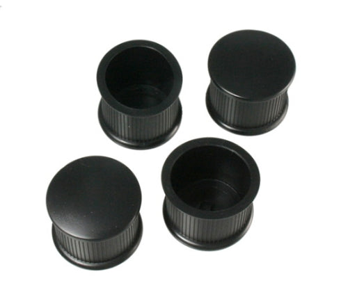 Leg caps Diameter 35 x 29.5 mm Black 1 pack (4 pieces) A-025 1 pack (4 pieces)