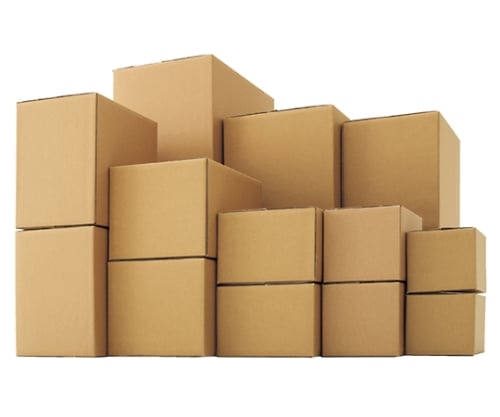 골판지 케이스 37.9×27.9×39.1(26.1・31.1)cm B4 입수 10장 61-318-1-11 1세트(10장입)