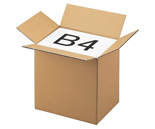 골판지 케이스 37.9×27.9×39.1(26.1・31.1)cm B4 입수 10장 61-318-1-11 1세트(10장입)