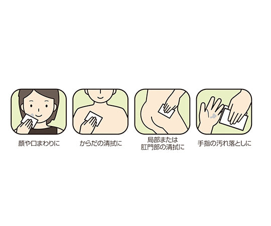 Clean Cotton A Absorbent cotton Approx. 7.5cm x 8.0cm Folded in half 2 sheets x 70 packs 72711 1 box (2 sheets x 70 packs)