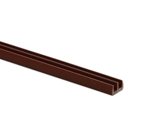 레일 상부(초코) 14mm×1000mm PR8301 1개