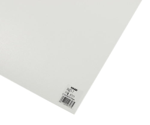 PP board, white, 485 x 570 x 0.75 mm, P497-7, 1 sheet