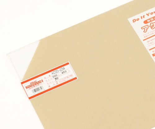 아크릴 캐스트판 300×450×2mm 투명 AC00-234 1장