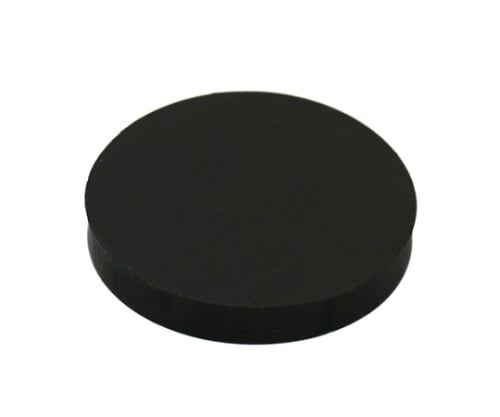 Natural rubber 10 x 70 mm round black GR10-70 1 piece
