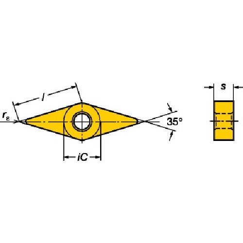 Sandvik T-Max turning ceramic insert (610) 6050 VNGA160408T01525 10 pieces