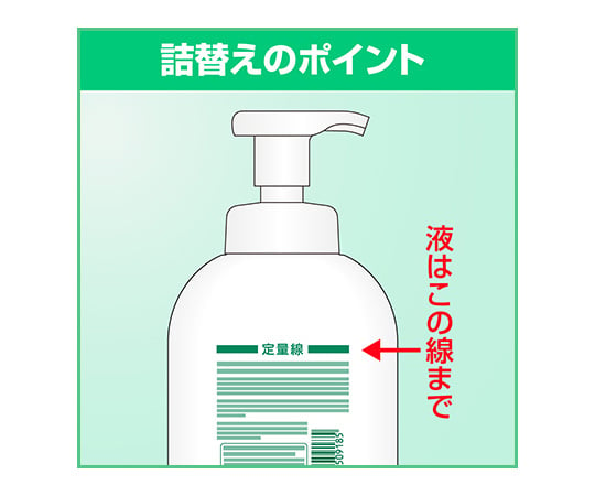 【空容器】クリーン＆クリーンX7薬用ハンドウォッシュ用 つめかえ空容器 容量500mL 業務用 1ケース（12本入） 1ケース(12本入)