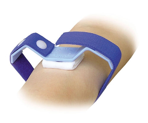 Hemostatic clamp (NE clamp, round pad) L, blue, 1 piece, with slider back, NE-2070, 1 piece
