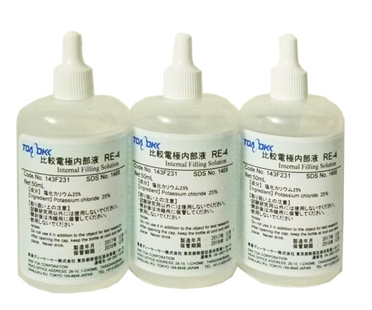 比較電極内部液ＲＥ－４　５０ｍＬ　３本入　0BG00011 1箱(3本入)