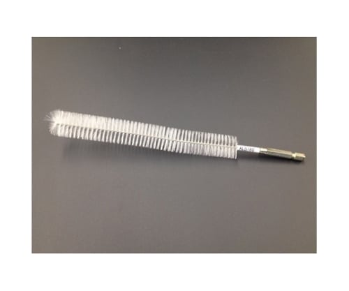 실험 용기용 세정 브러시(L자형 시험관용 브러시) 220×160×φ20mm LS-180 1개