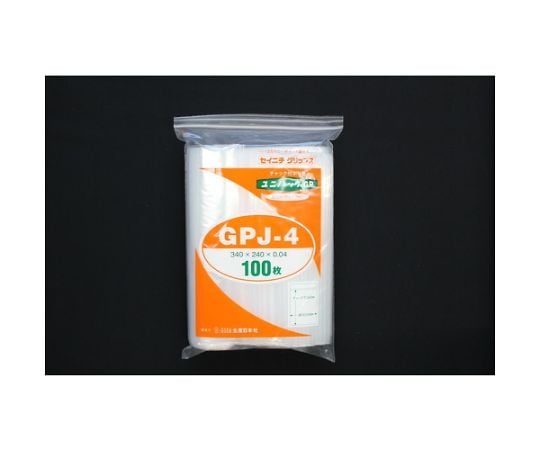 Ziplock bag "Unipack GP" GP J-4 340 x 240 x 0.04 1 bag (100 pieces) GP J-4 1 bag (100 pieces)