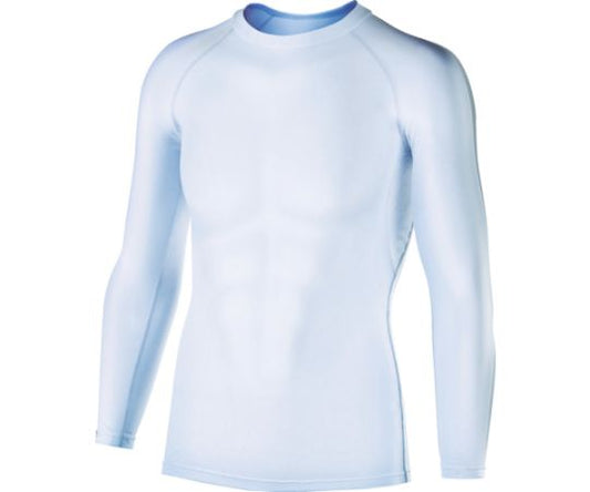 冷感・消臭　パワーストレッチ長袖クルーネックシャツ　ホワイト　LL　JW-623-WH-LL 1着