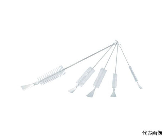 理化学ブラシ　注射器用　ナイロン毛　ステンレス柄20cc用　TBS-S20N 1本