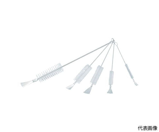 理化学ブラシ　注射器用　ナイロン毛　ステンレス柄5cc用　TBS-S5N 1本