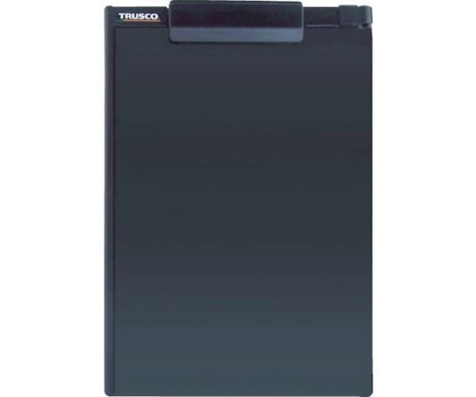 Clipboard with pen holder, A4 vertical, black, TCB-A4E-BK, 1 sheet