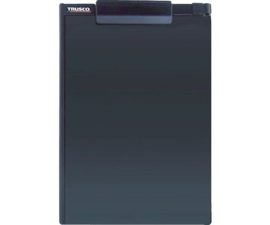 Clipboard with pen holder (with magnet) A4 vertical black TCBM-A4E-BK 1 piece