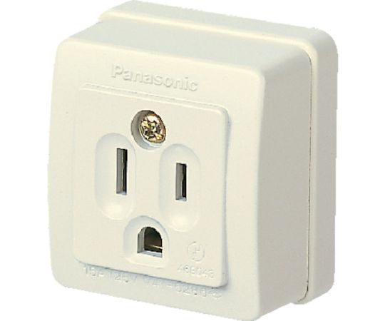 Grounded square outlet WK3001WP 1 piece