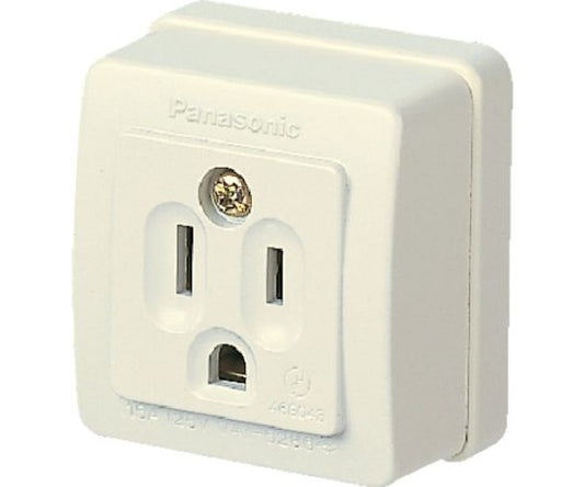 Grounded square outlet WK3001WP 1 piece
