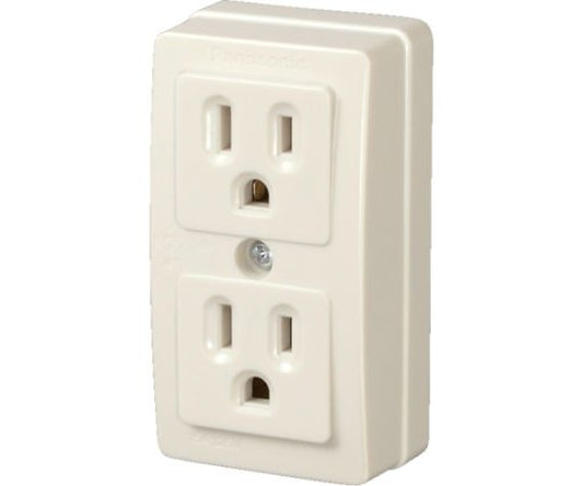 Grounded double outlet WK3004WP 1 piece