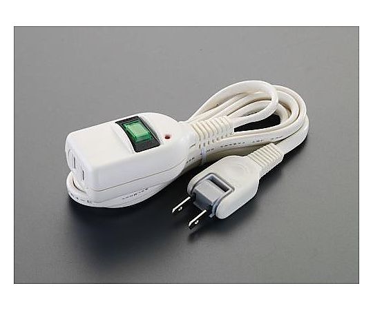 AC125V/15Ax 3m extension cord (with surge breaker) EA815GL-103A 1 piece