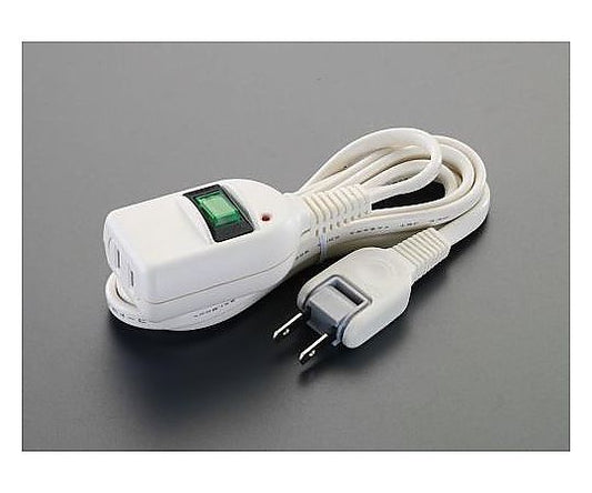 AC125V/15Ax 3m extension cord (with surge breaker) EA815GL-103A 1 piece