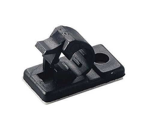 Cable clip inner diameter 14mm black 1 pack (8 pieces) FKN14 1 pack (8 pieces)