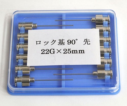 VAN metal needle, 90° cut tip, 22G x 25, lock base, 1 box (12 pieces) 01036226 1 box (12 pieces)
