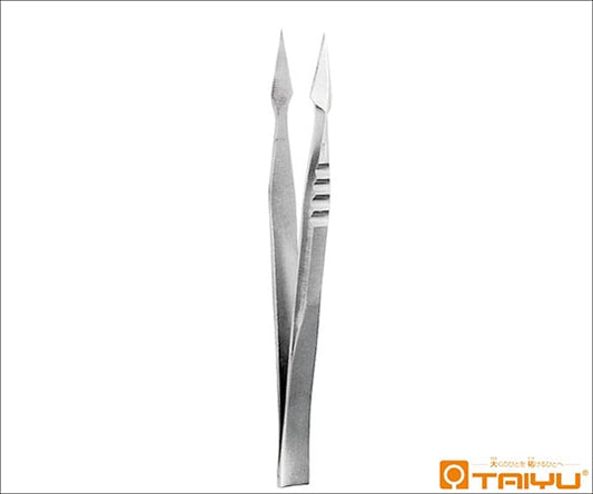 異物鑷子(トゲ抜)併式 ダボ無 全長12cm　TY-078 1本