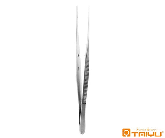 デリケート型血管鑷子 無鈎 併式 ダボ付 全長18cm　TY-079L 1本