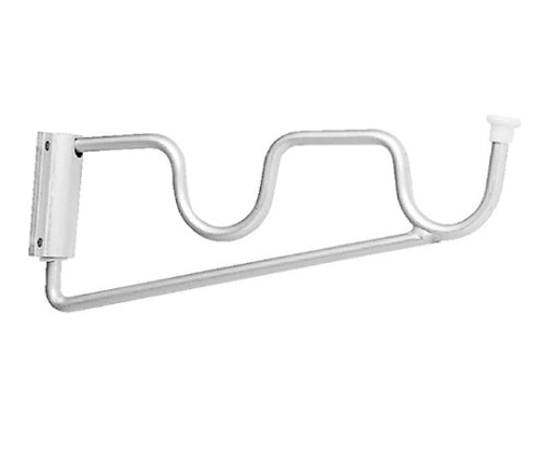 Clothes drying hardware for balconies, horizontal storage type, silver, SK-62, 1 piece