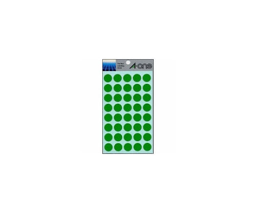 Color label 15mm diameter green 7023 1 pack