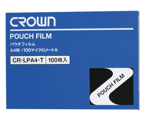 パウチフィルム A4 1箱（100枚入）　CR-LPA4-T 1箱(100枚入)