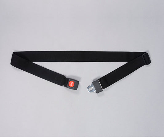 Wheelchair seat belt, car buckle type 4017, 1 piece