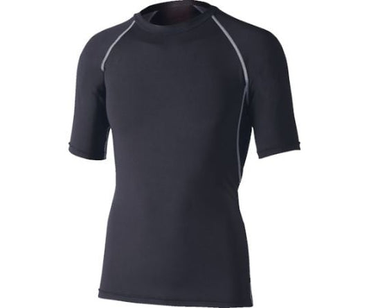 Cool and deodorant power stretch short sleeve crew neck shirt, black, LL, JW-628-BK-LL, 1 piece