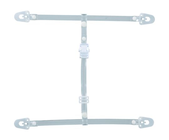 Helmet chin strap (transparent type) P12T16E 1 pair