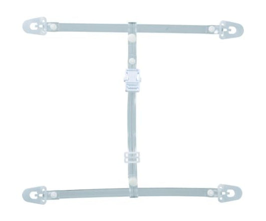 Helmet chin strap (transparent type) P12T16E 1 pair