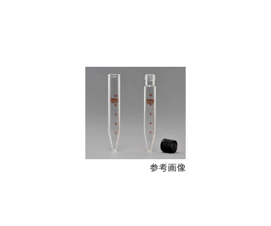 Centrifuge settling tubes, conical, with screw, cap, graduated, 10mL, 10 tubes, 8082CTF10, 1 box (10 tubes)