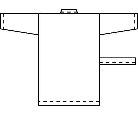 환자 의(상의·남녀 겸용) 블루×오렌지 M 285-98 M 1장