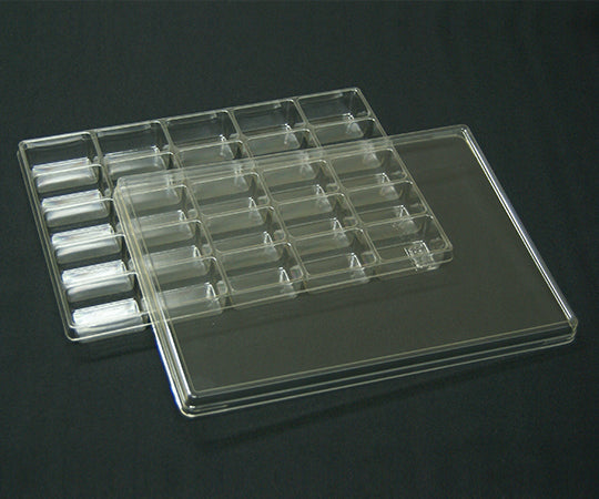 Sample storage tray, 5 pieces, 210 x 297 x 25 mm, 5 x 5 cells, T-002-25, 1 set (5 pieces)