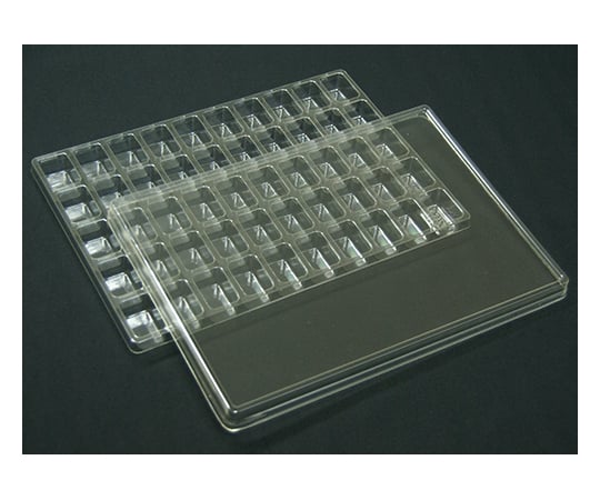 Sample storage tray, 5 pieces, 210 x 297 x 20 mm, 5 x 10 cells, T-011-50S, 1 set (5 pieces)