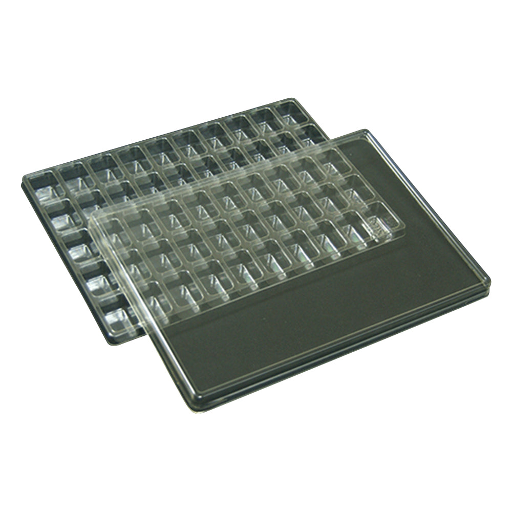 Sample storage tray, 5 pieces, 210 x 297 x 20 mm, 5 x 10 cells, T-011-50S, 1 set (5 pieces)