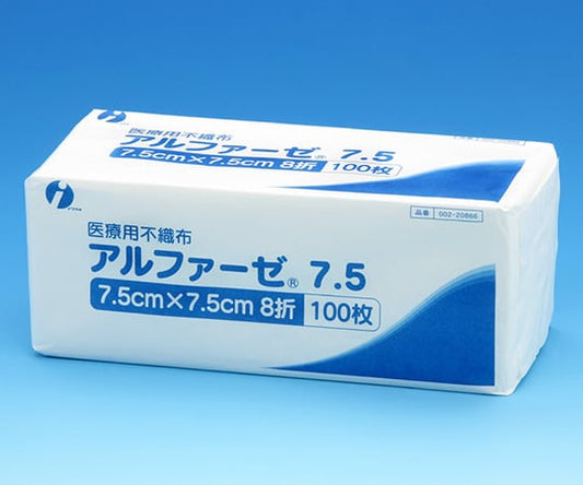 アルファーゼ７．５　７．５×７．５ｃｍ　８折　１００枚　002-20866 1包(100枚入)