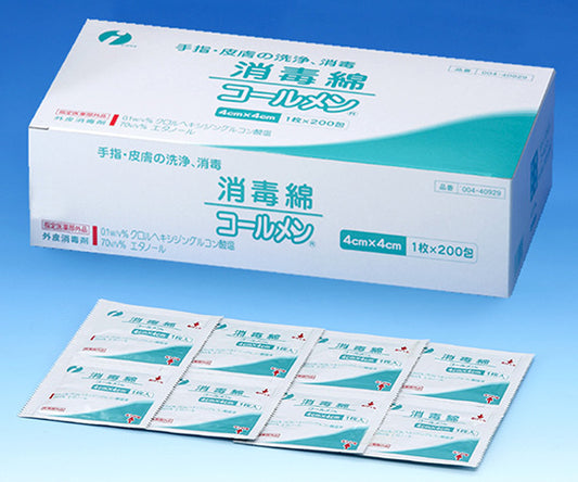 콜멘 4×4cm 200포 1상자(200장입) 004-40929 1상자(200장입)