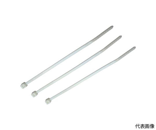 Nylon cable ties, white (100 pieces) PLT2S-C10 1 bag (100 pieces)