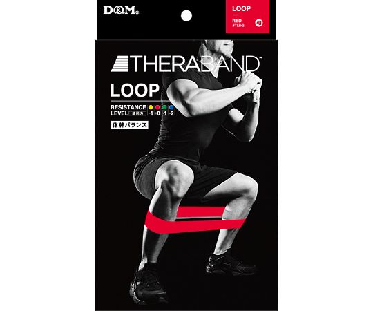 Theraband Loop (Blister Pack) TLB-2 Red #TLB-2 1pc